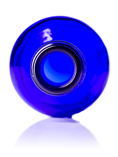 2 Oz Cobalt Blue Glass Boston Round Bottle With 20 400 Neck Finish Glass Boston Rounds